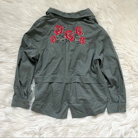 Embroidered Utility Jacket - Picture 3 of 5